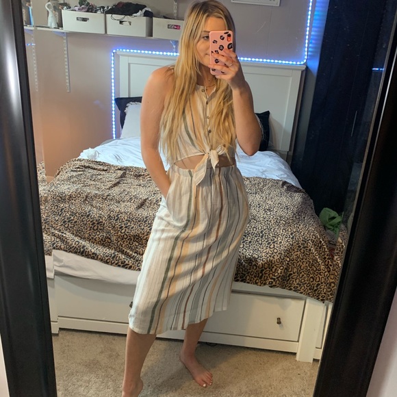 RVCA MIDI DRESS - Picture 2 of 8